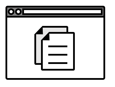 Illustration of pasting a file in the browser window